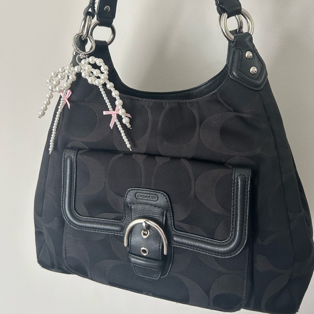 Coach Campbell Signature Hobo Bag